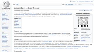 
                            8. University of Milano-Bicocca - Wikipedia