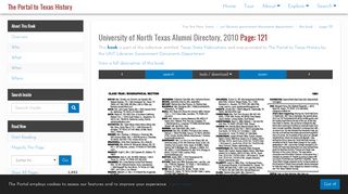 
                            9. University of North Texas Alumni Directory, 2010 - Page 121 - The ...