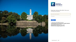 
                            2. University of Nottingham - Email