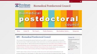 
                            1. University of Pennsylvania Biomedical Postdoctoral Council ...