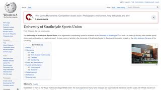 
                            6. University of Strathclyde Sports Union - Wikipedia