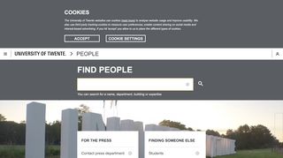 
                            7. University of Twente - People Pages: Find employees