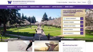 
                            1. University of Washington - Integrated Service Center