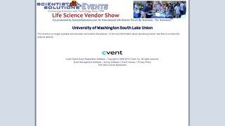 
                            5. University of Washington South Lake Union - Event Summary ... - Cvent
