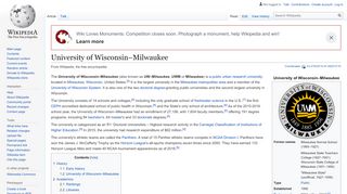 
                            7. University of Wisconsin–Milwaukee - Wikipedia