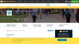 
                            3. University of Wroclaw | Top Universities