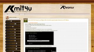 
                            8. Unix OS HP-UX How to configure the Console …