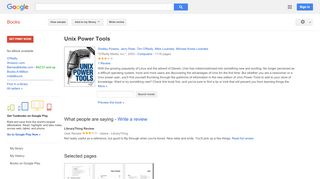 
                            7. Unix Power Tools
