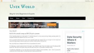
                            7. Unix World: ILO LAN console setup on HP-UX rp/rx …