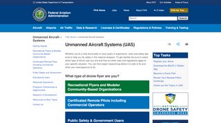 
                            4. Unmanned Aircraft Systems (UAS) - FAA
