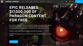 
                            8. Unreal Engine | $17,000,000 of Paragon content for FREE