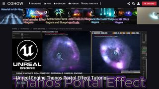 
                            5. Unreal Engine Thanos Portal Effect Tutorial | CGHOW