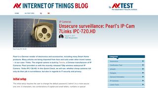 
                            2. Unsecure surveillance: Pearl's IP-Cam 7Links IPC-720.HD ...