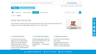 
                            1. Unser Service für Sie | Debeka