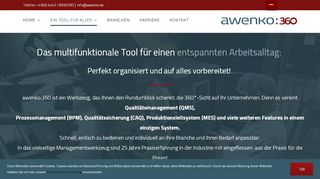 
                            2. Unsere Audit-Software für QM-Prozesse: awenko.QM