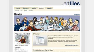 
                            4. Unsere Serviceseiten - artfiles - Artfiles New Media GmbH