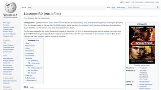 
                            7. Unstoppable (2010 film) - Wikipedia