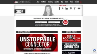 
                            3. UNSTOPPABLE CONNECTOR - Amy Jo Berman - Tips On Acting ...