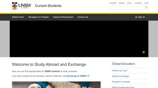 
                            8. UNSW Global Education: Study Abroad and Student Exchange ...