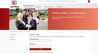 
                            3. Unternehmen - acriba