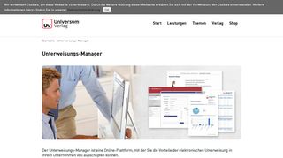 
                            2. Unterweisungs-Manager | Universum Verlag GmbH