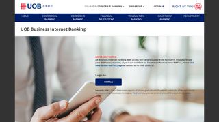 
                            8. UOB : Business Internet Banking - UOB bank