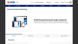 
                            7. UOB : Personal Internet Banking - Overview | UOB Singapore