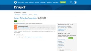 
                            4. UoE EASE | Drupal.org