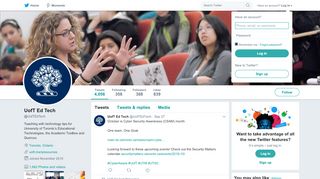 
                            9. UofT Ed Tech (@UofTEdTech) | Twitter