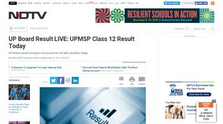 
                            6. UP Board Result LIVE: UPMSP Class 12 Result Today