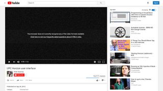 
                            8. UPC Horizon user interface - YouTube
