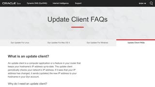 
                            6. Update Client for DynDNS Customer & Update Client - Dyn
