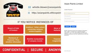 
                            8. Update Password - apazsts.asianpaints.com