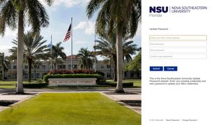 
                            9. Update Password - Nova Southeastern University