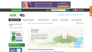 
                            9. Update your Find-a-Dentist Profile - American Dental Association