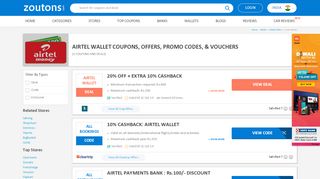 
                            9. Updated 1 Min ago | Airtel Wallet Coupons, Offers, Today's ...