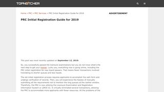 
                            1. Updated 2019: PRC Online Registration Guide - topnotcher.ph