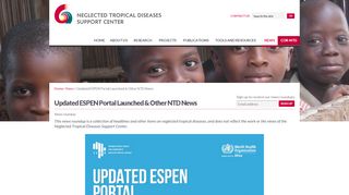 
                            3. Updated ESPEN Portal Launched & Other NTD News | Neglected ...