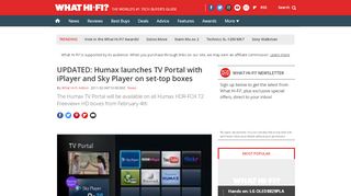 
                            6. UPDATED: Humax launches TV Portal with iPlayer and Sky ...