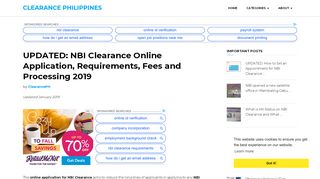 
                            7. UPDATED: NBI Clearance Online Application, Requirements ...