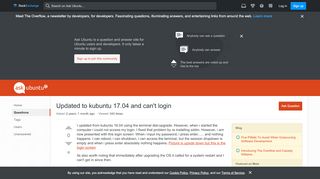 
                            4. Updated to kubuntu 17.04 and can't login - Ask Ubuntu