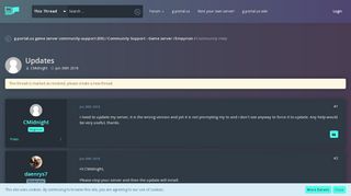 
                            7. Updates - Community Help - g-portal.us game server community ...