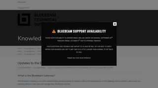 
                            1. Updates to the Bluebeam Gateway - Bluebeam Technical ...