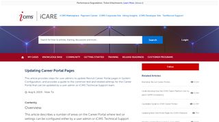 
                            6. Updating Career Portal Pages - iCIMS iCare Customer Support