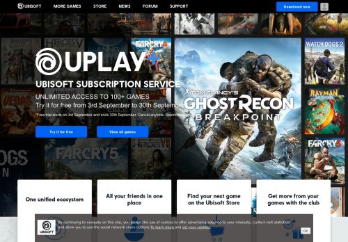 
                            4. Uplay: Home