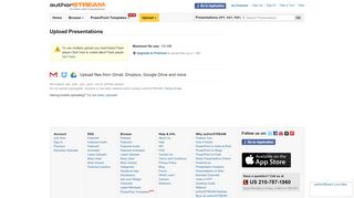 
                            7. Upload Presentations - AuthorSTREAM