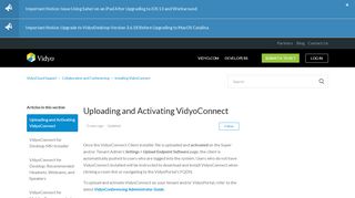 
                            1. Uploading and Activating VidyoConnect – VidyoCloud Support