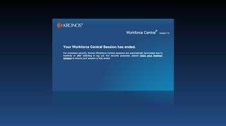 
                            7. UPMC - Kronos Workforce Central 7.0 - Log Off