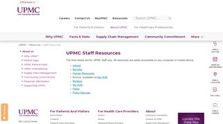 
                            4. UPMC Staff Resources - UPMC.com