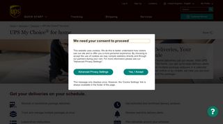 
                            4. UPS My Choice® for home | UPS Services - United Kingdom